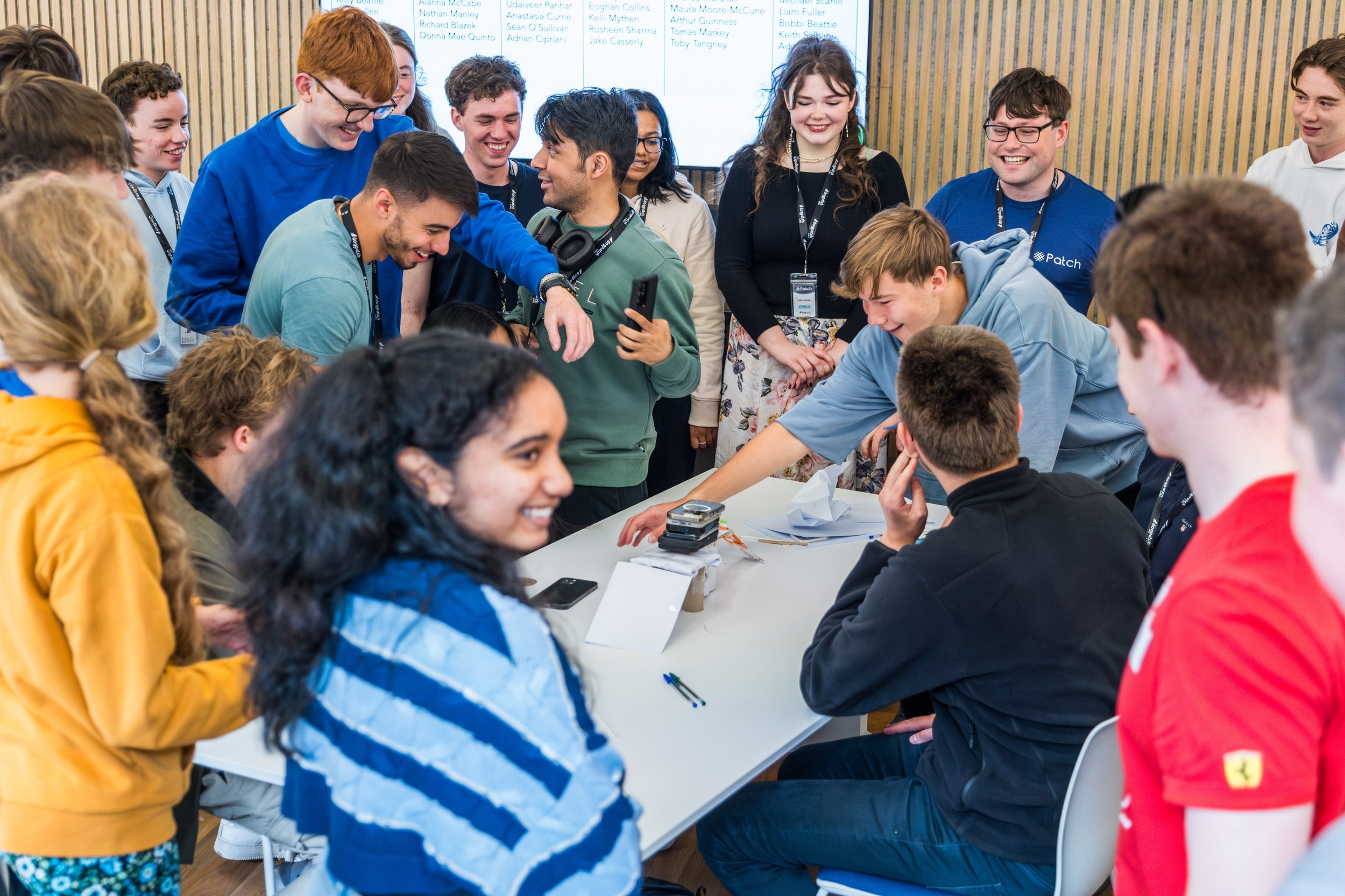 Teams working together