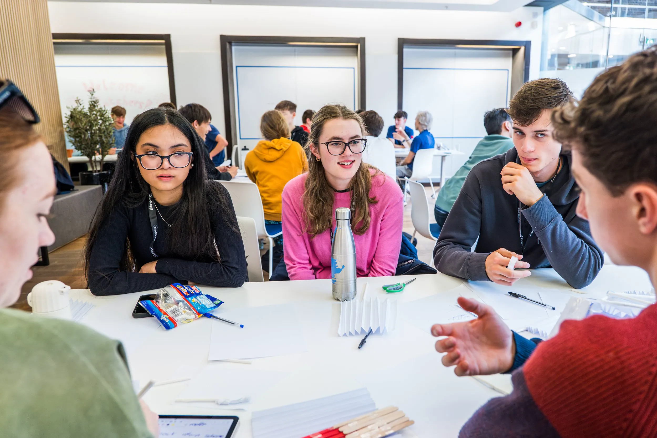 Teams working on projects